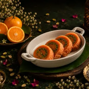 Orange Mawa Roll